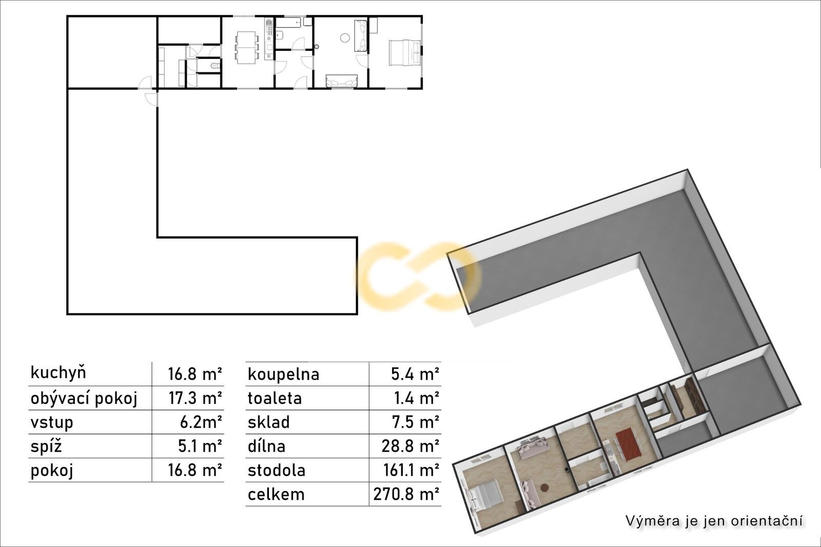 Chalupa · 300 m² · Žimutice Smilovice - 3
