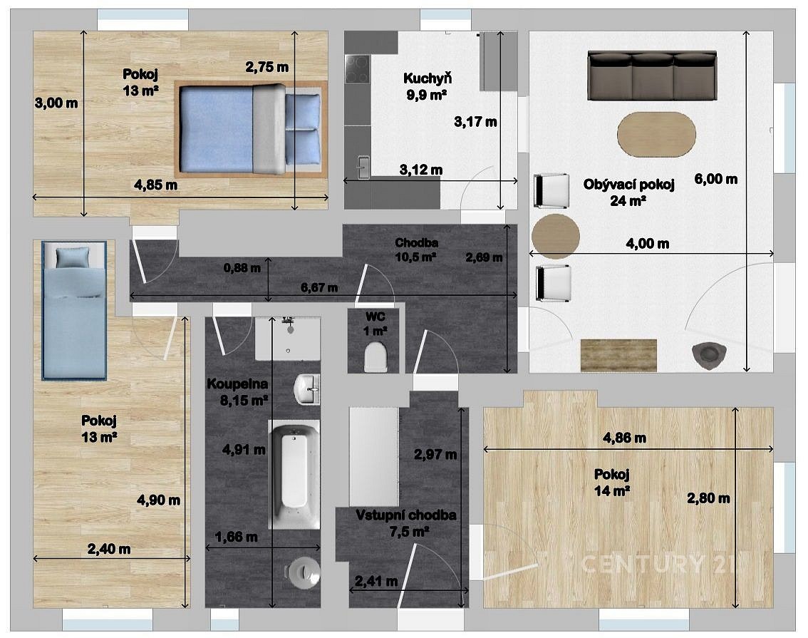 Rodinný dům · 101 m² · Cerekvička-Rosice - Rosice, okres Jihlava - 3