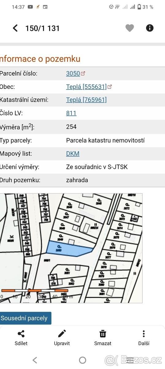 Zahrady, Teplá u Toužimě, 364 61