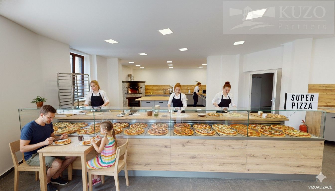 Restaurace, Březnická, Příbram, 144 m²