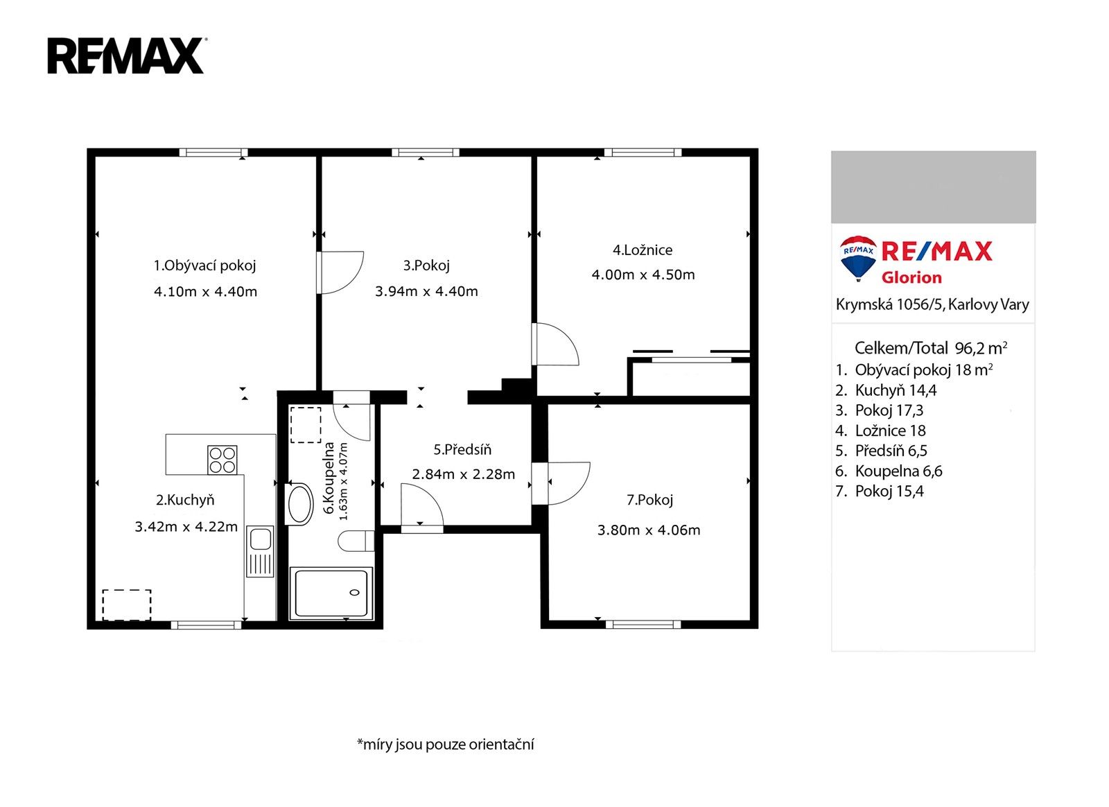 4+kk, Slovanská 65, Karlovy Vary Tašovice, 96 m² - 2