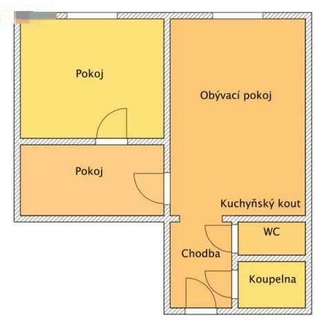 Prodej byt - Vlachovo Březí, 384 22, 42 m²