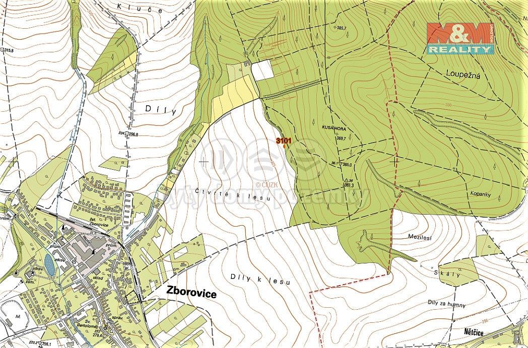 Prodej les - Zborovice, okres Kroměříž, Zlínský kraj - 2