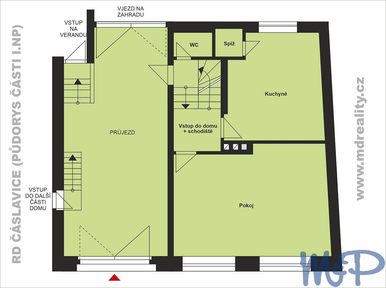 Rodinné domy, Čáslavice, okres Třebíč, 114 m² - 2