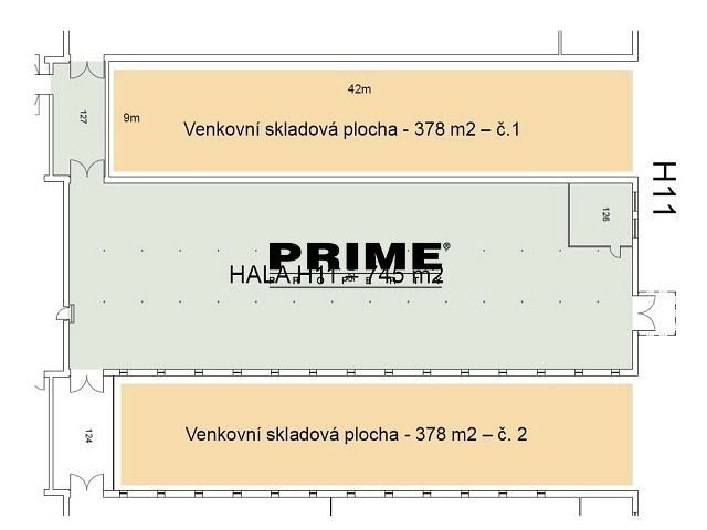 Sklady, Ve žlíbku 1800, Praha Horní Počernice, 378 m² - 2