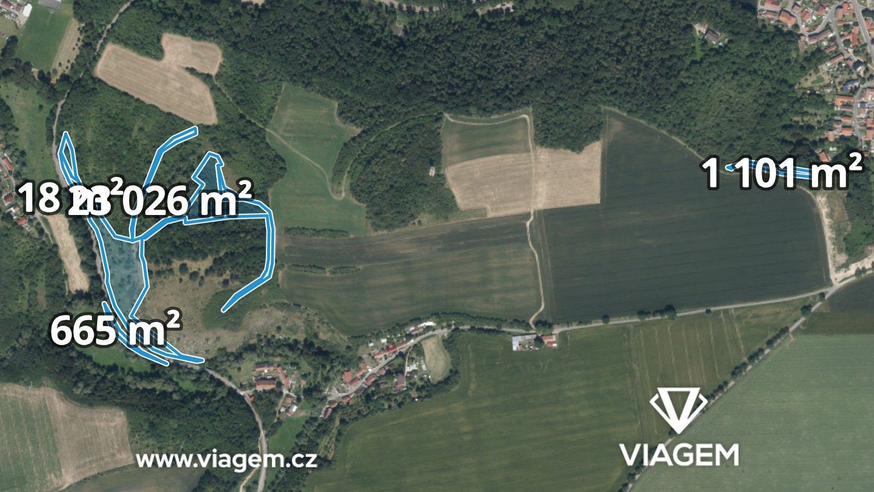 Zemědělský pozemek, 689 m²
