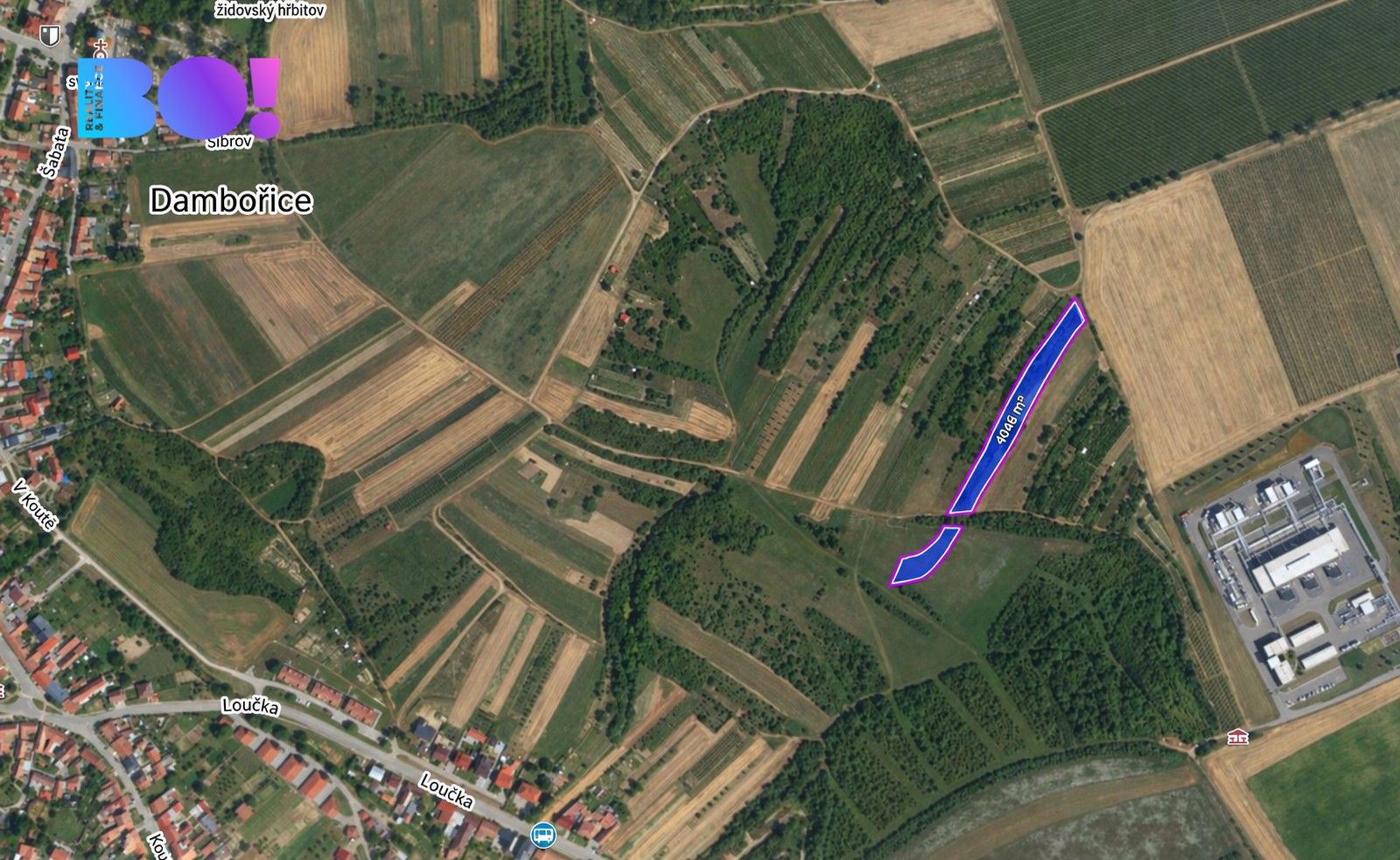 Zemědělské pozemky, Dambořice, 4 046 m² - 1