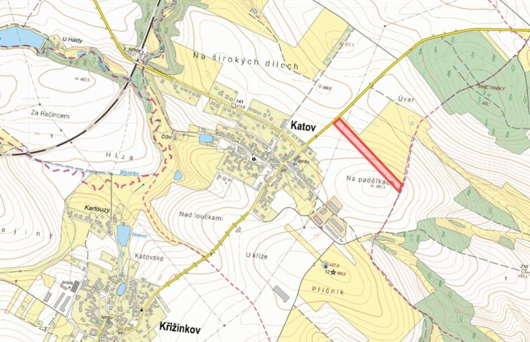 Prodej zemědělský pozemek - Katov - 2
