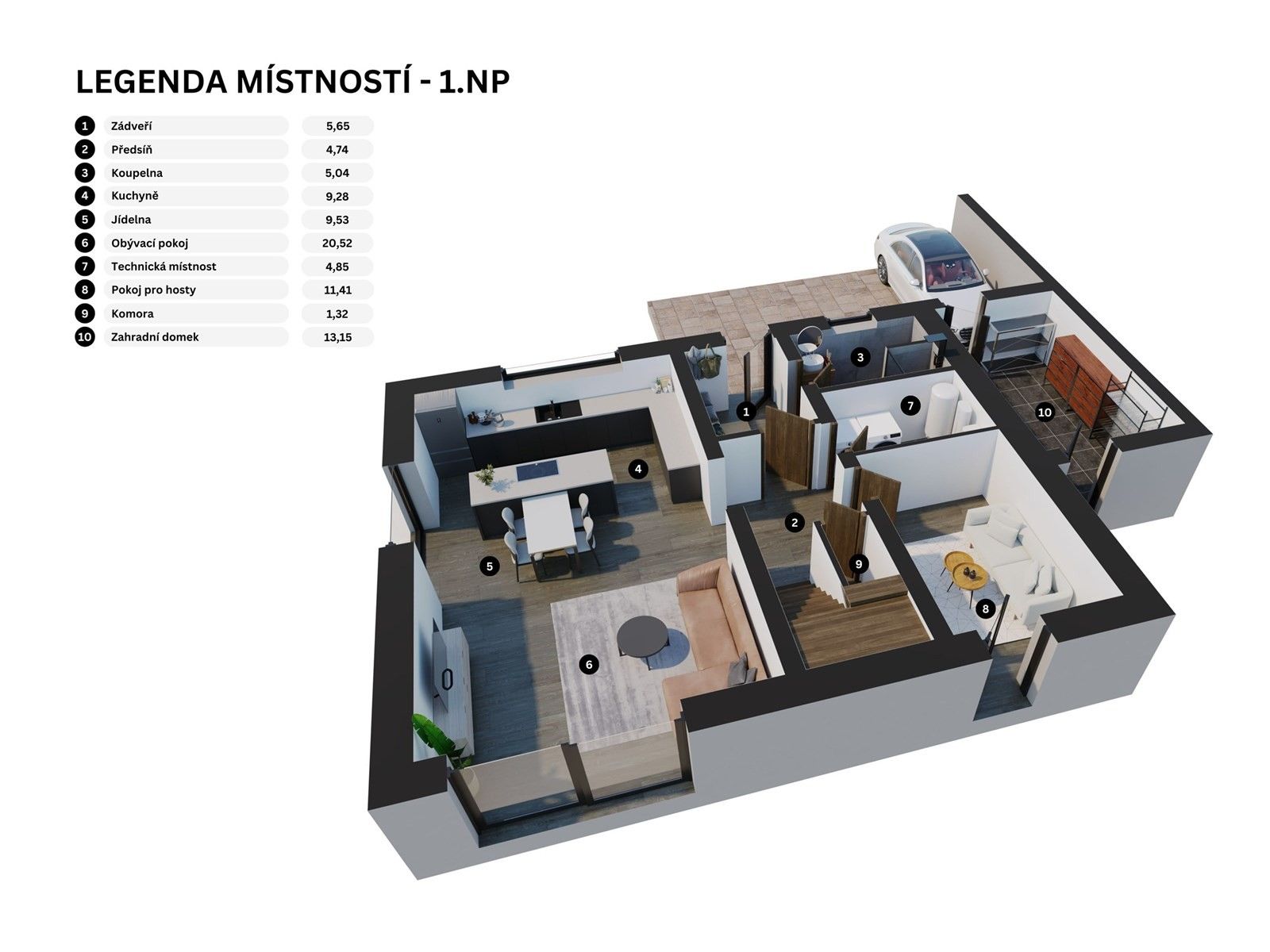 Prodej rodinný dům - Zruč-Senec, 162 m²