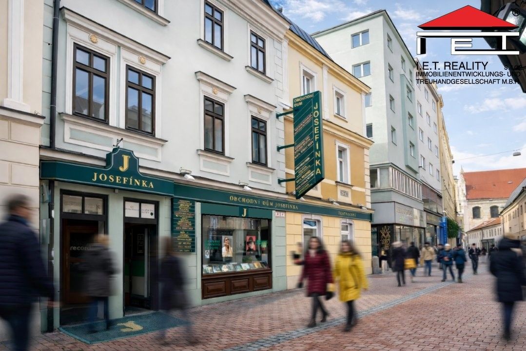 Obchodní prostory, Josefská, Brno, 117 m²