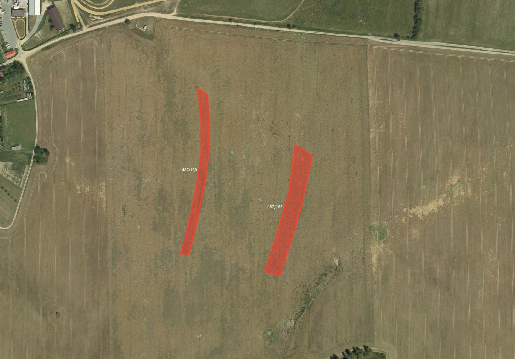 Zemědělské pozemky, Újezd u Boskovic