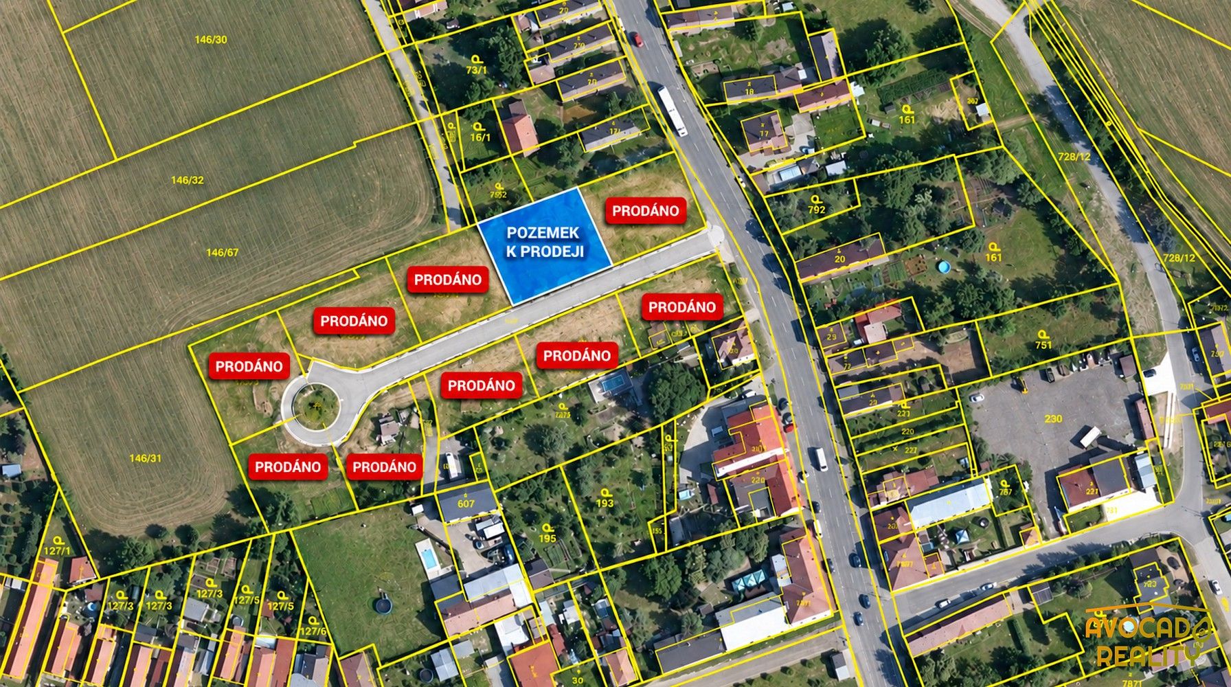 Pozemky pro bydlení, Luštěnice, okres Mladá Boleslav, Středočeský kraj - 2