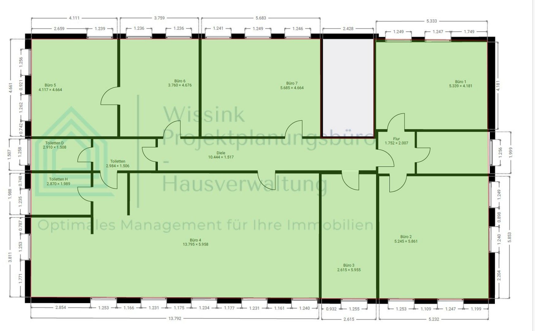 Kanceláře, , Durynsko, 480 m² - 2
