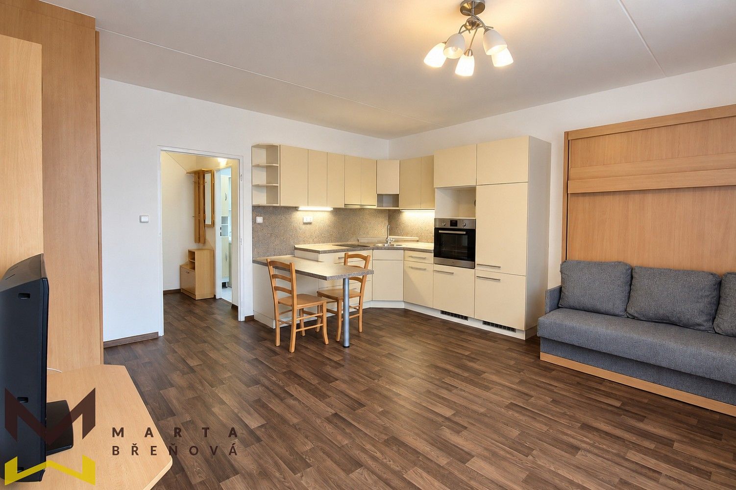 Pronájem byt 1+kk - Kosíkova, Brno - Líšeň, 33 m² - 1