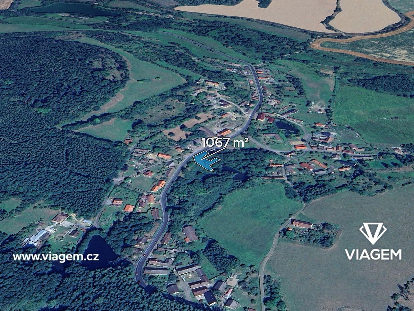 Zahrada, 1 067 m²