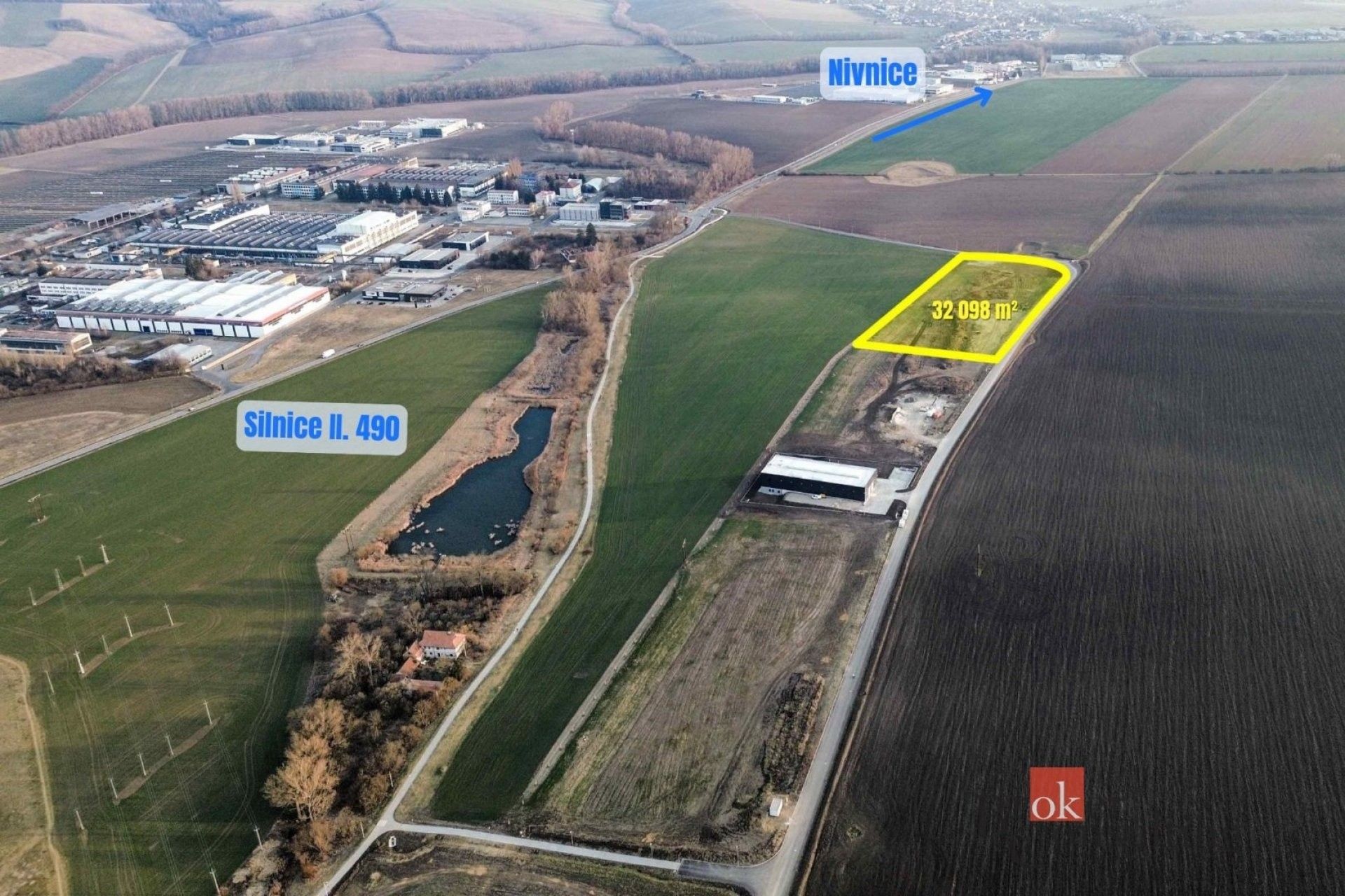 Komerční pozemky, Škrlovec, Uherský Brod, 10 000 m² - 2