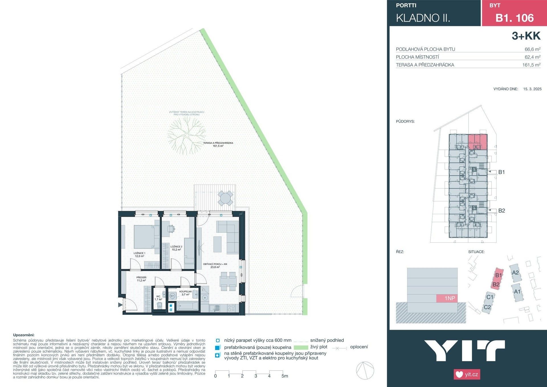 Prodej byt 3+kk - Ke stadionu, Kladno, 63 m²