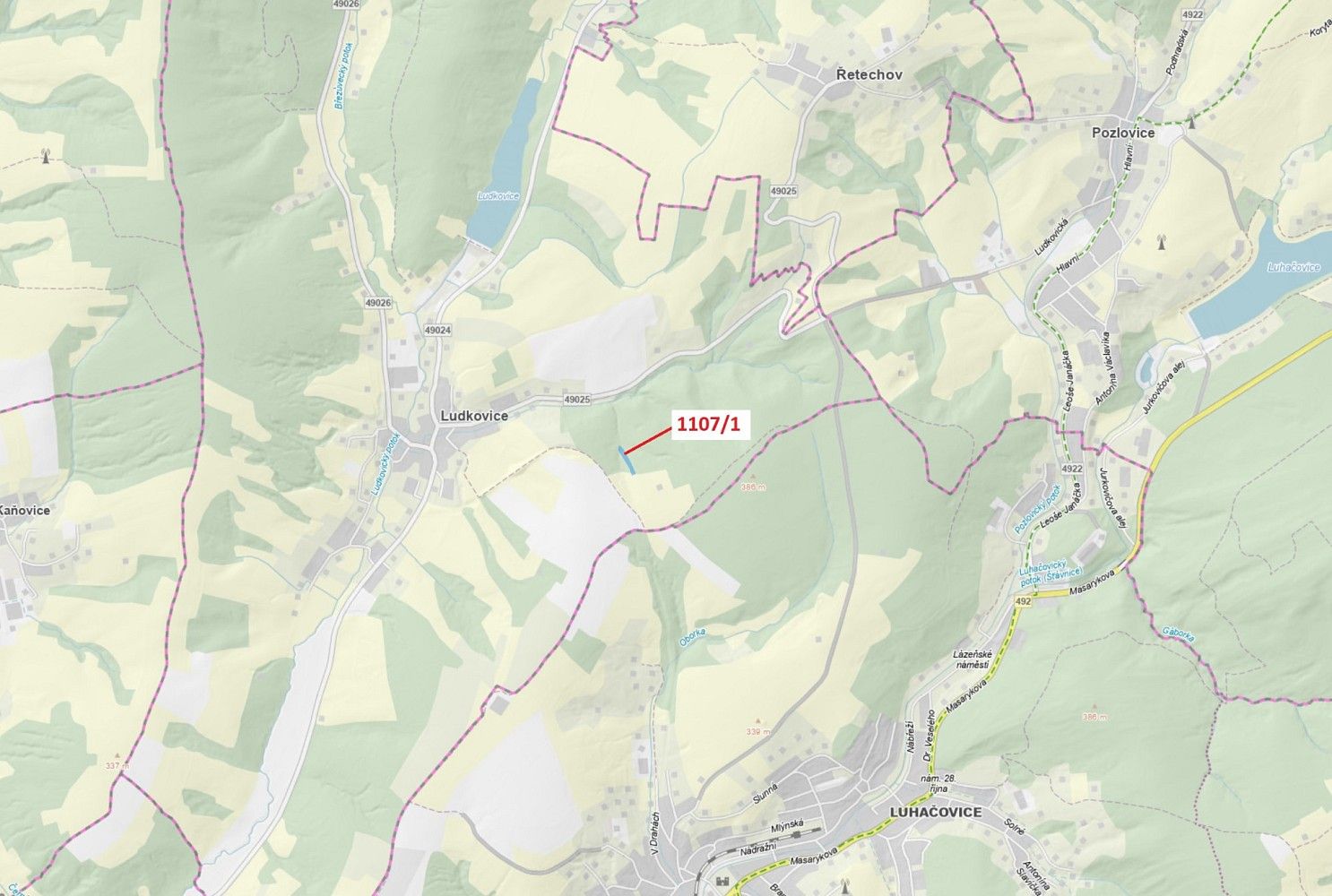Lesy, Ludkovice, okres Zlín, Zlínský kraj