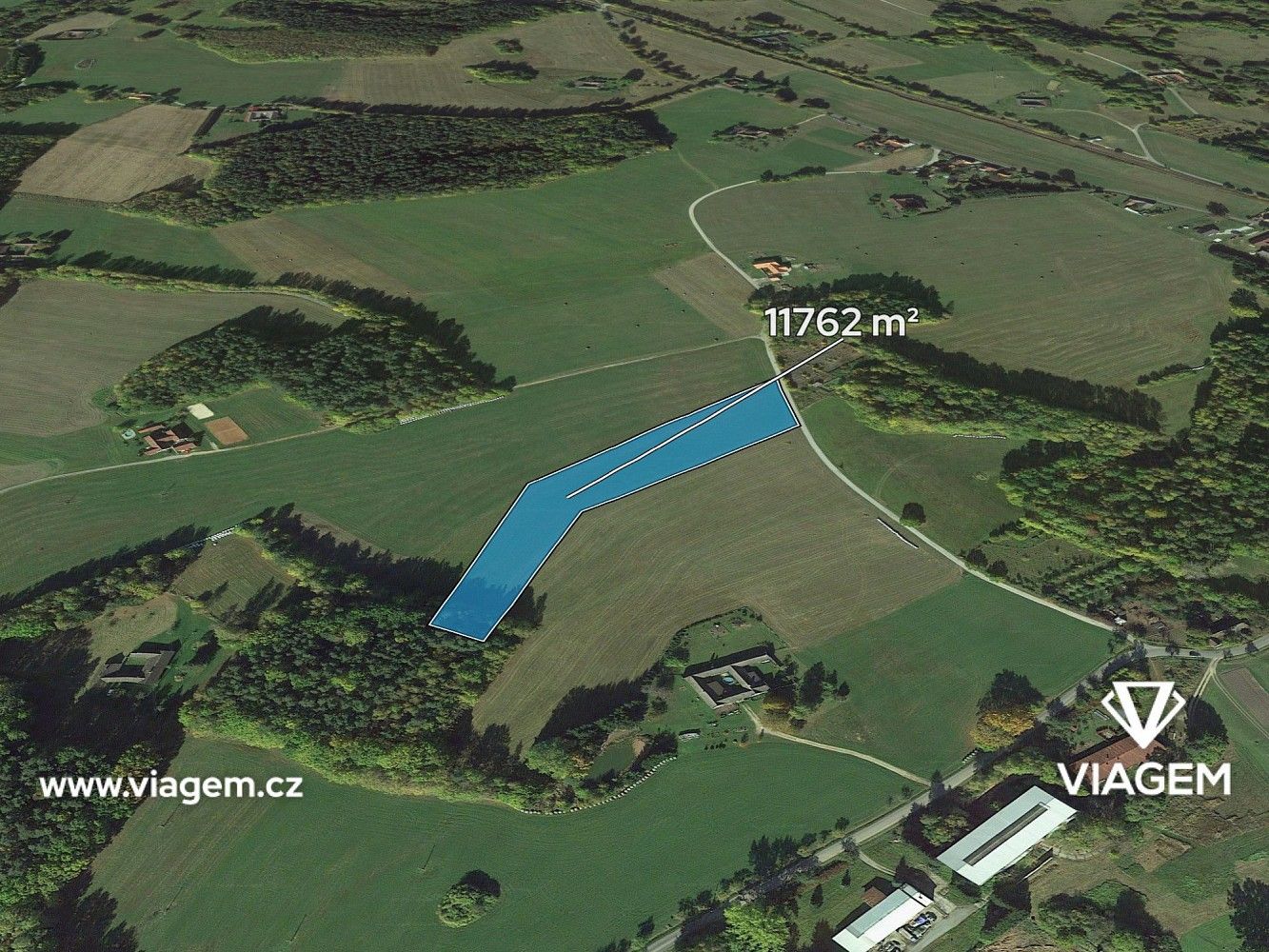 Zemědělské pozemky, Dvory nad Lužnicí, okres Jindřichův Hradec, Jihočeský kraj - 1
