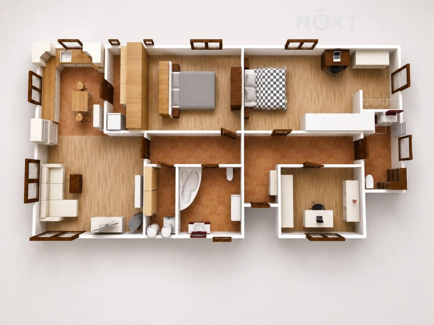 Rodinné domy, Tuhaň, 150 m² - 2