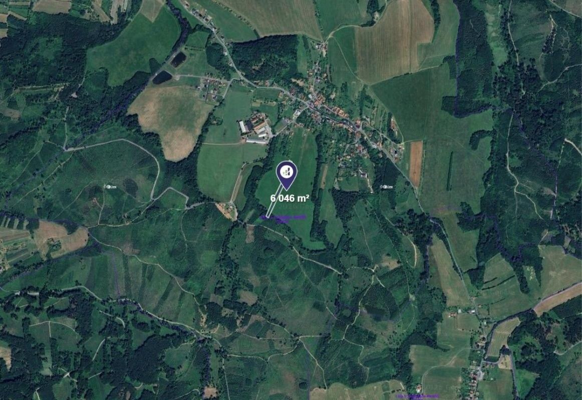 Prodej louka - Podolí, 3 779 m²