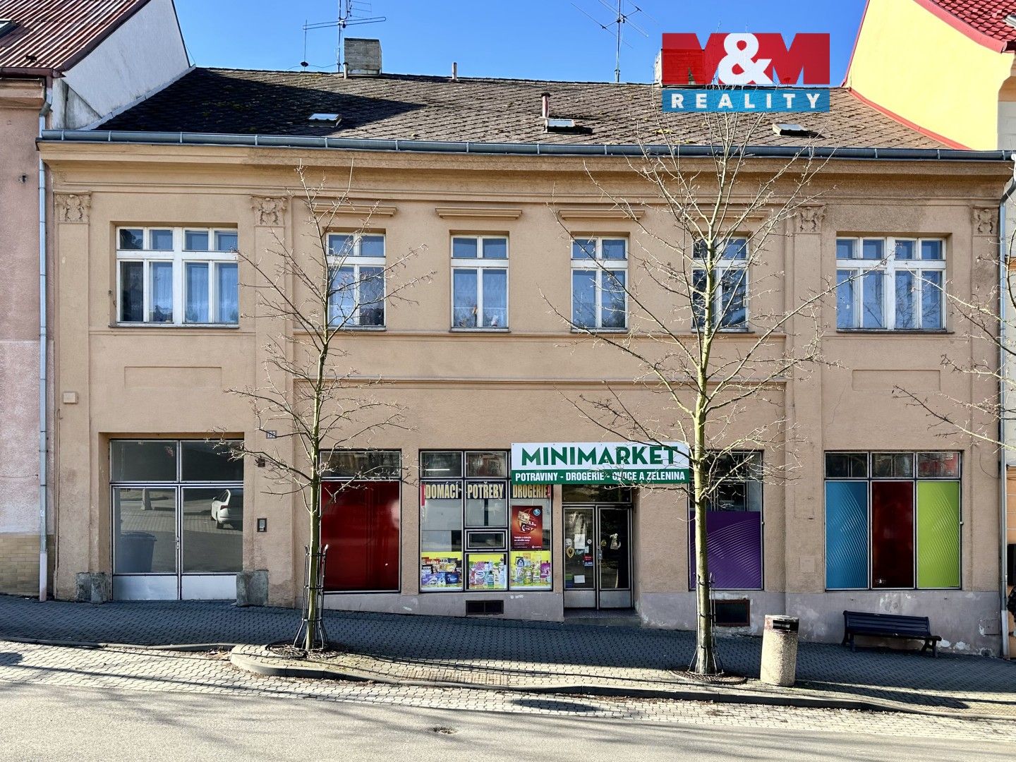 Činžovní domy, Žižkovo náměstí, Mladá Vožice, 597 m²