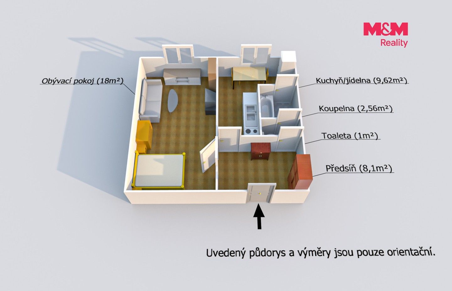 Byt 1+1 · 40 m² · Sídliště, Třemošná - 3