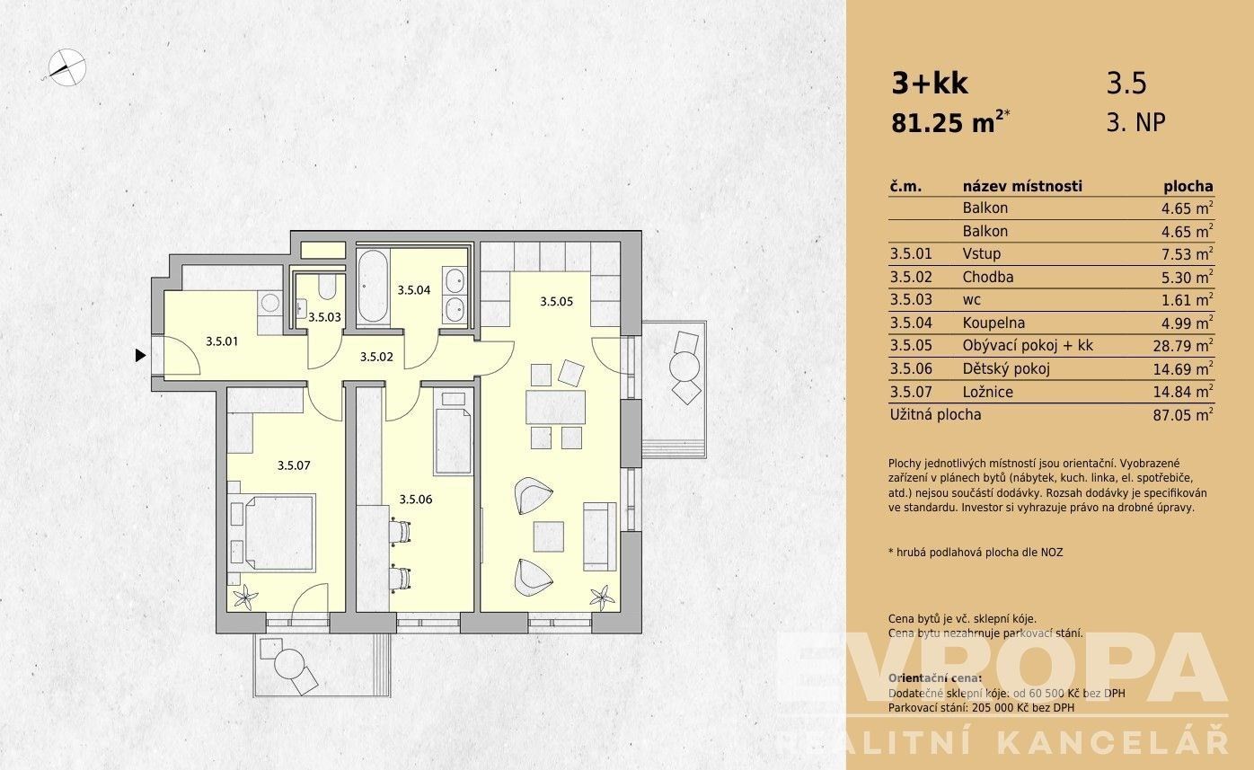 3+kk, Na Bradle 965, Světlá nad Sázavou, 87 m² - 2