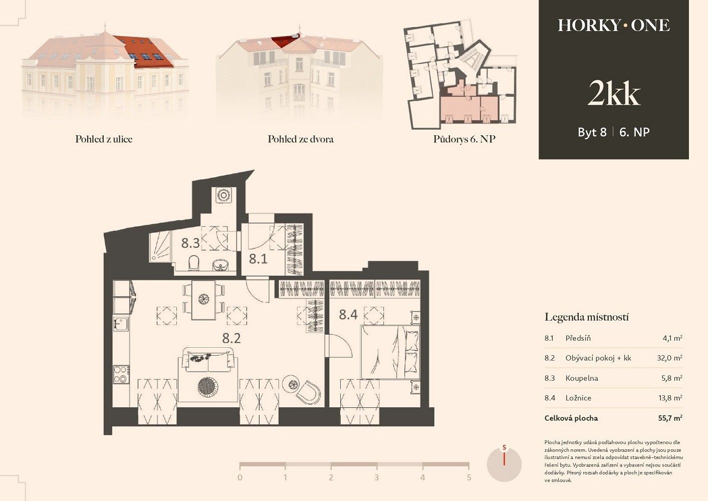 Prodej byt 2+kk - Praha - Nusle, okres Praha 4, Hlavní město Praha, 56 m² - 5