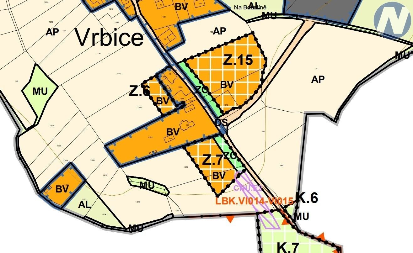 Pozemek pro bydlení · 7 124 m² · Vrbice - 4