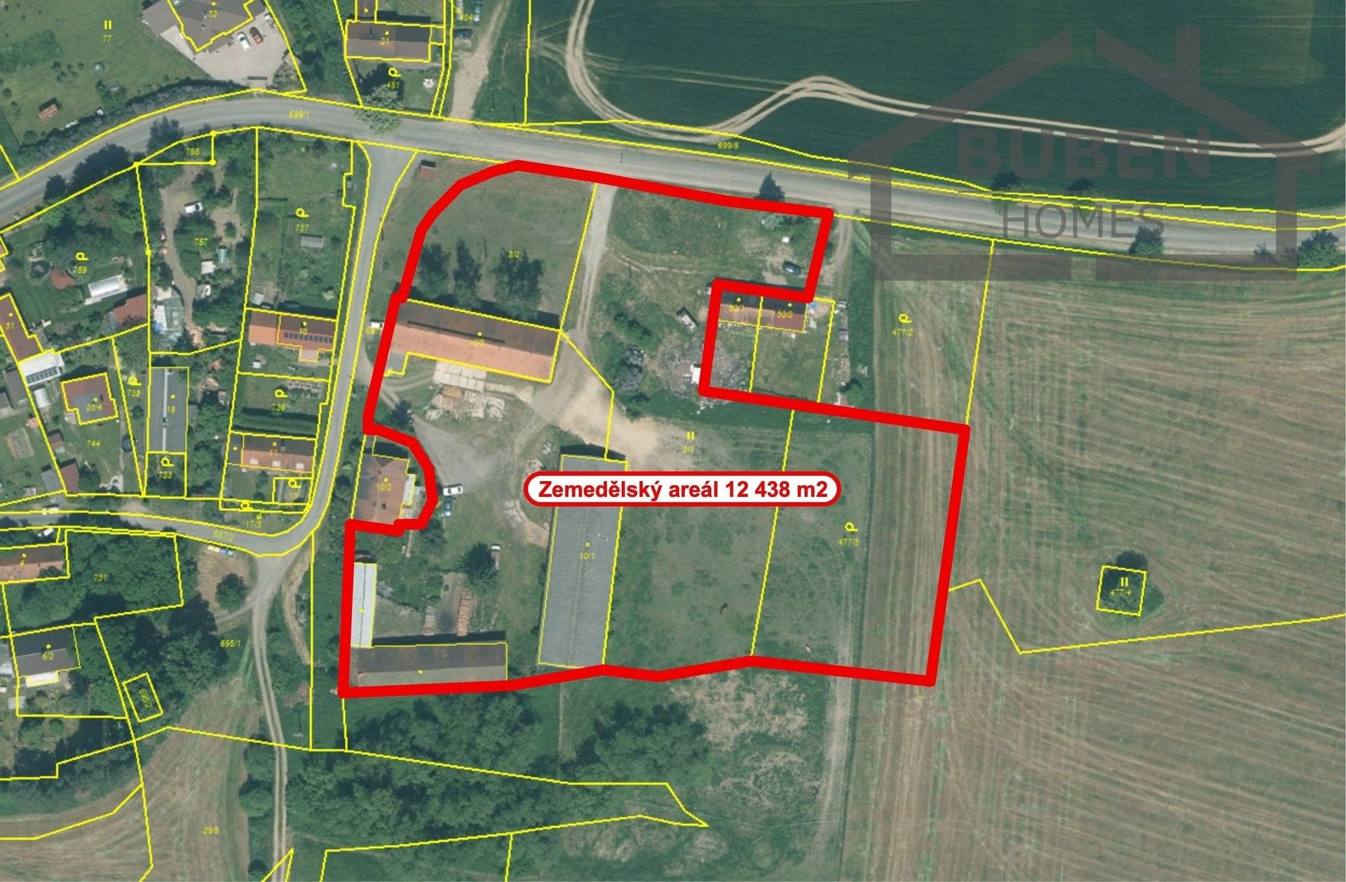 Prodej zemědělský objekt - Bonětičky, Stráž, 1 m²