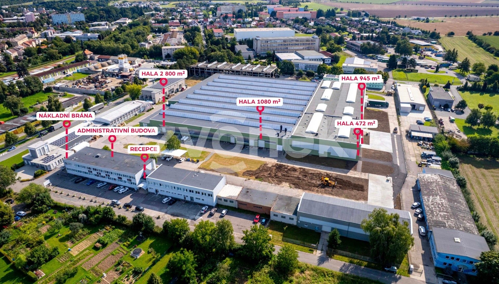 Sklady, Samostatnost 1181, Holešov, 2 800 m² - 1