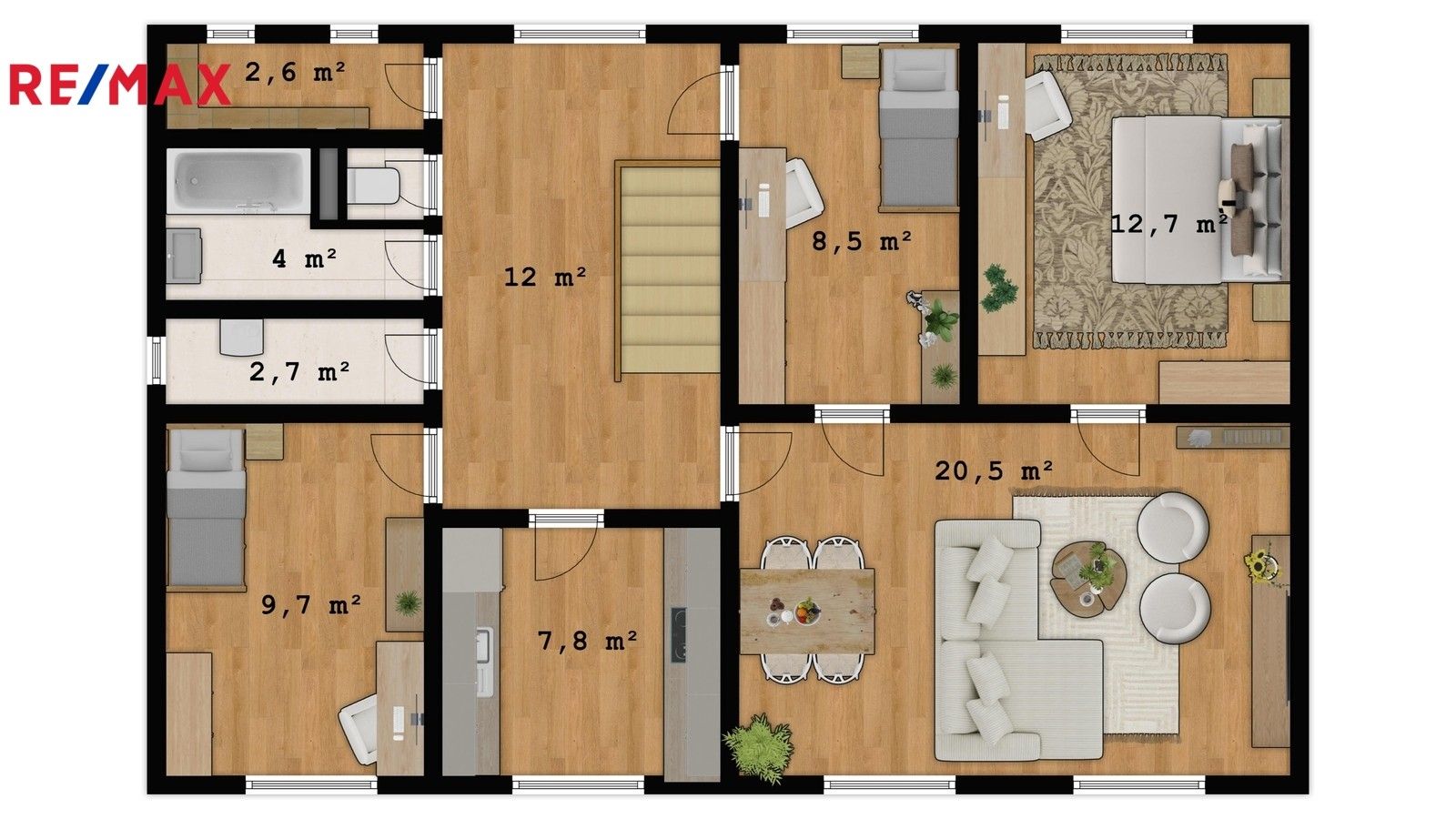 Prodej byt 4+1 - Rudník, 81 m²