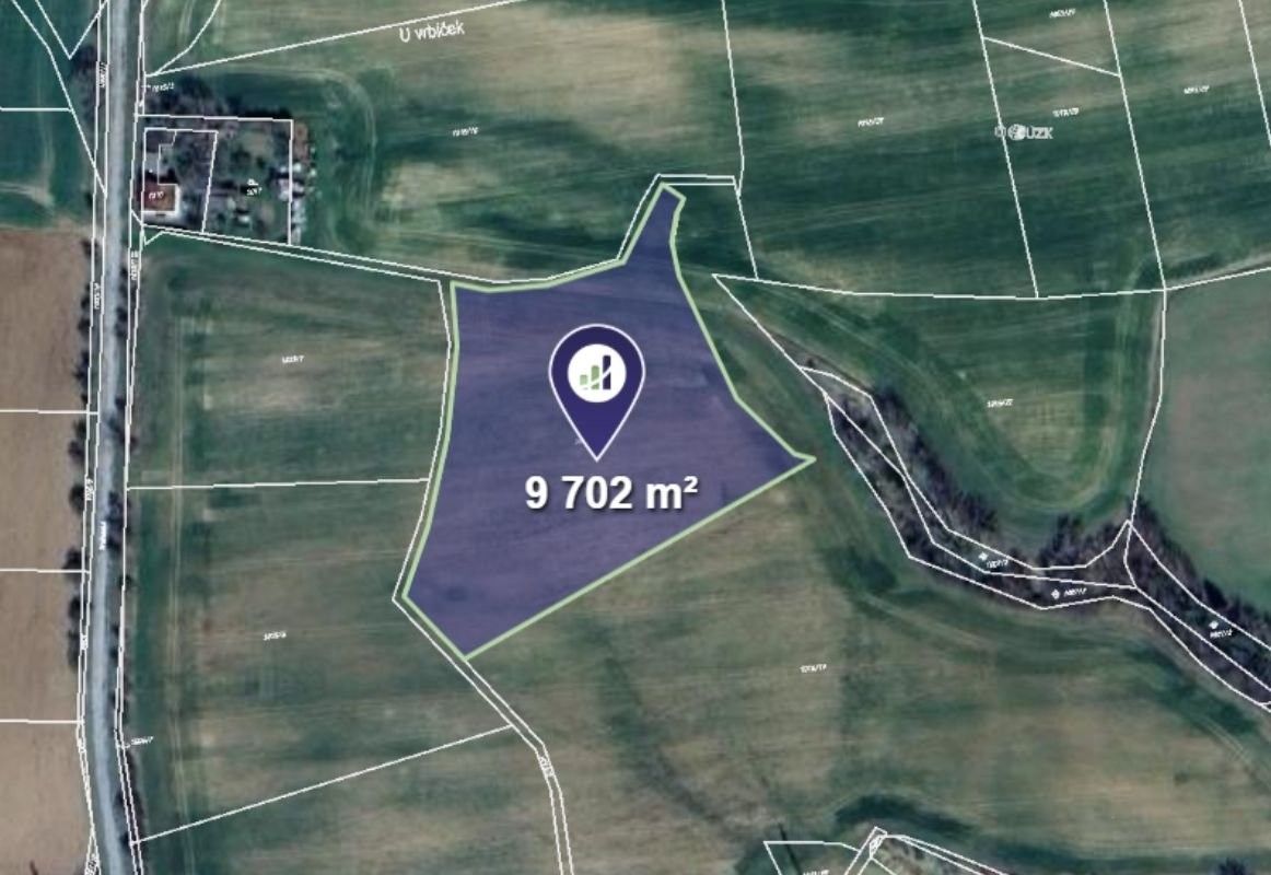 Zemědělské pozemky, Netvořice, 1 254 m²