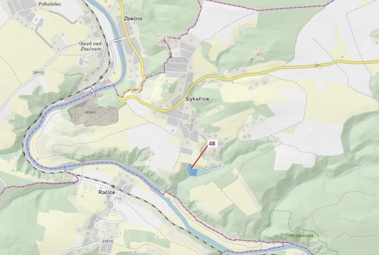 Prodej les - Sýkořice, okres Rakovník, Středočeský kraj - 1