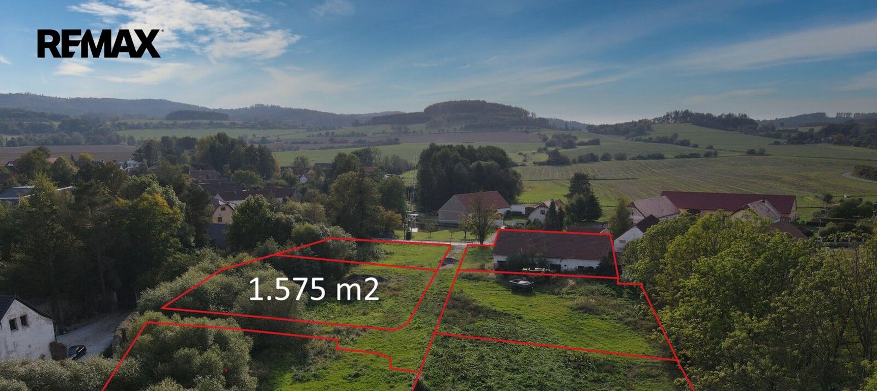 Pozemky pro bydlení, Sedlec-Prčice, 1 575 m² - 2