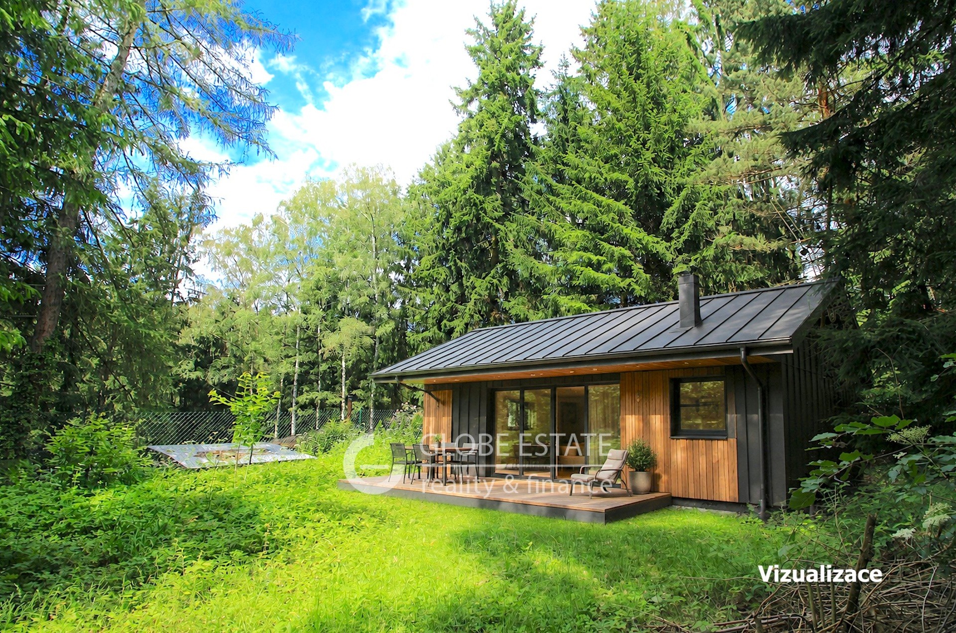 Chaty, Černé Voděrady, 36 m² - 1