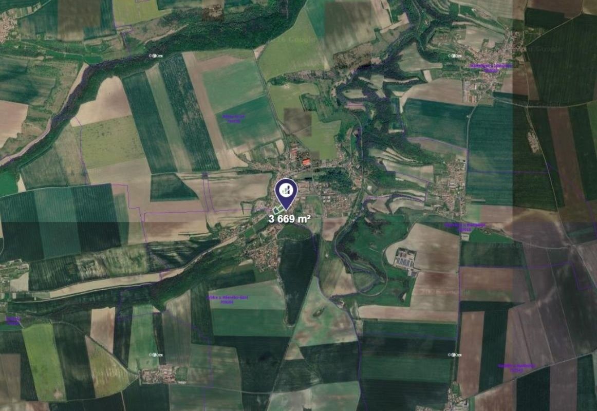 Pozemky pro bydlení, Mšené-lázně, 3 529 m² - 2