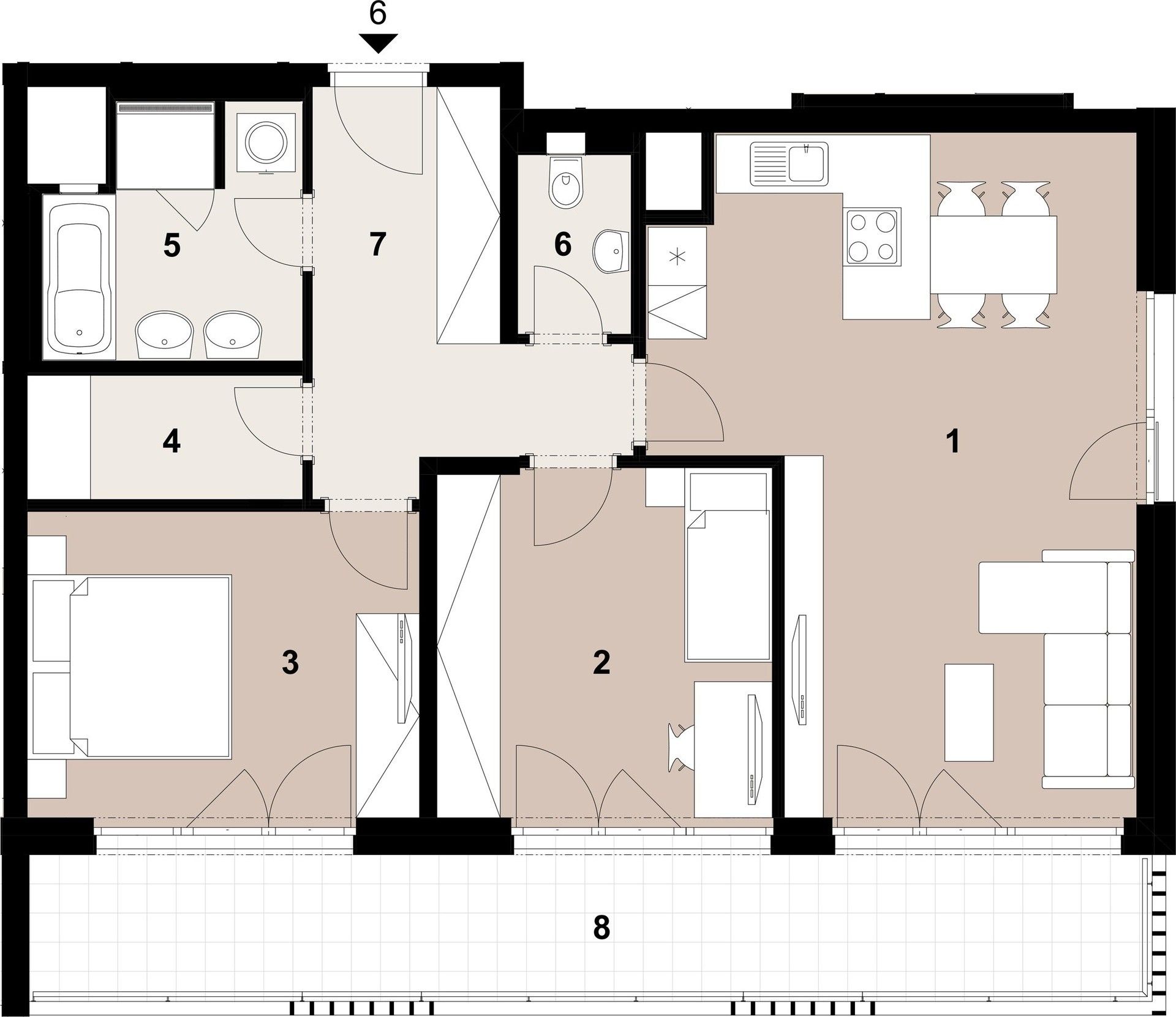 4+kk, Makovská, Praha, 93 m² - 2