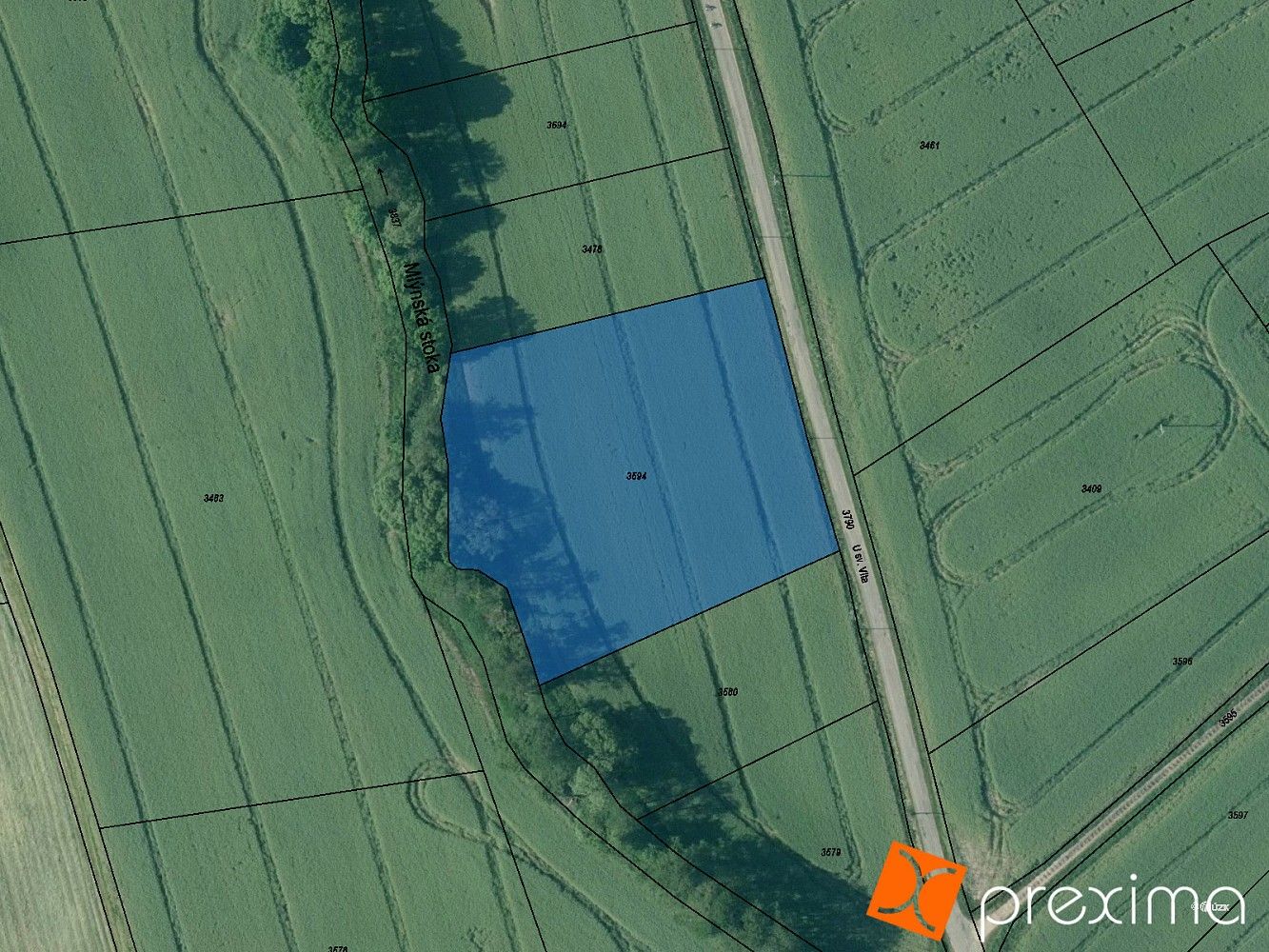 Zemědělský pozemek, 631 m²