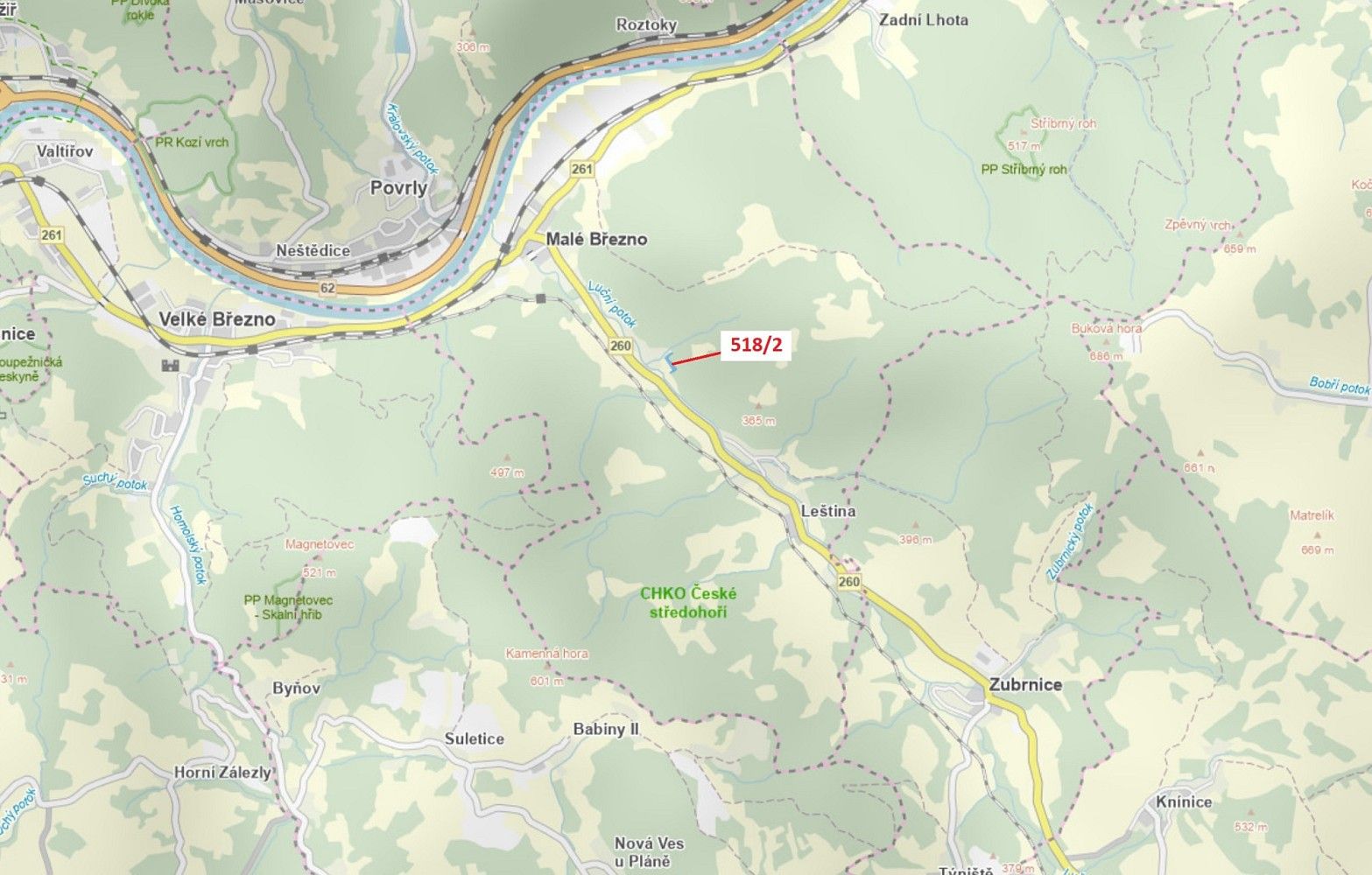 Les, 2 957 m²