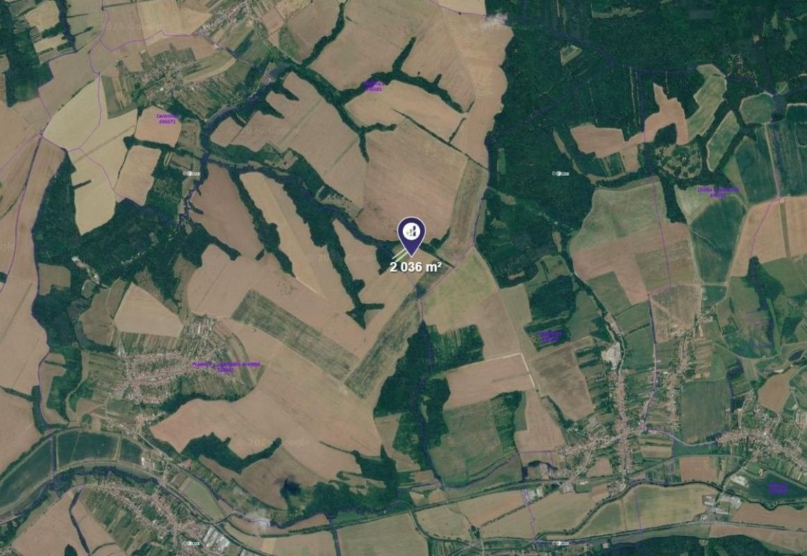 Zemědělské pozemky, Mistřice, 2 036 m² - 2