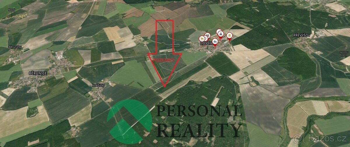 Pozemky pro bydlení, Lovčice u Nového Bydžova, 503 61