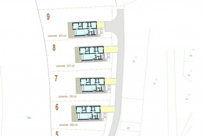 Pozemky pro bydlení, Tučapy, 875 m²