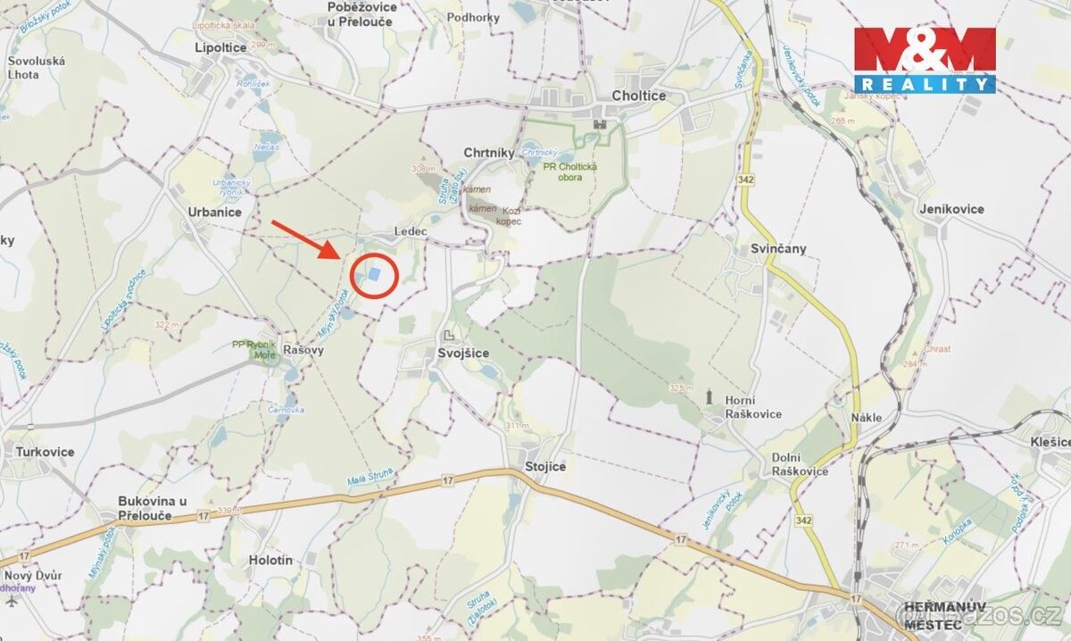 Prodej pozemek pro bydlení - Přelouč, 535 01