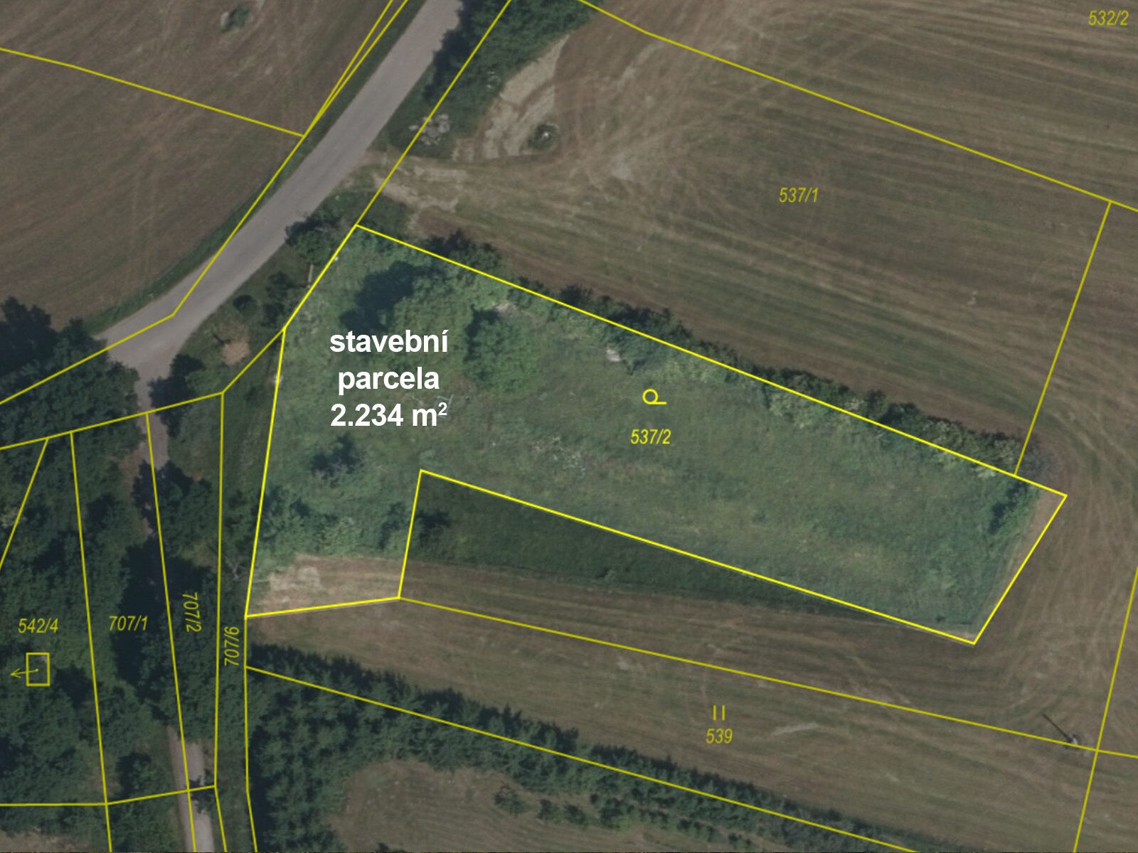 Pozemek pro bydlení, 2 234 m²
