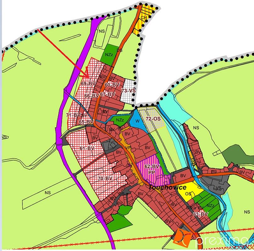 Prodej pozemek pro bydlení - Hřivice, okres Louny, Ústecký kraj - 2