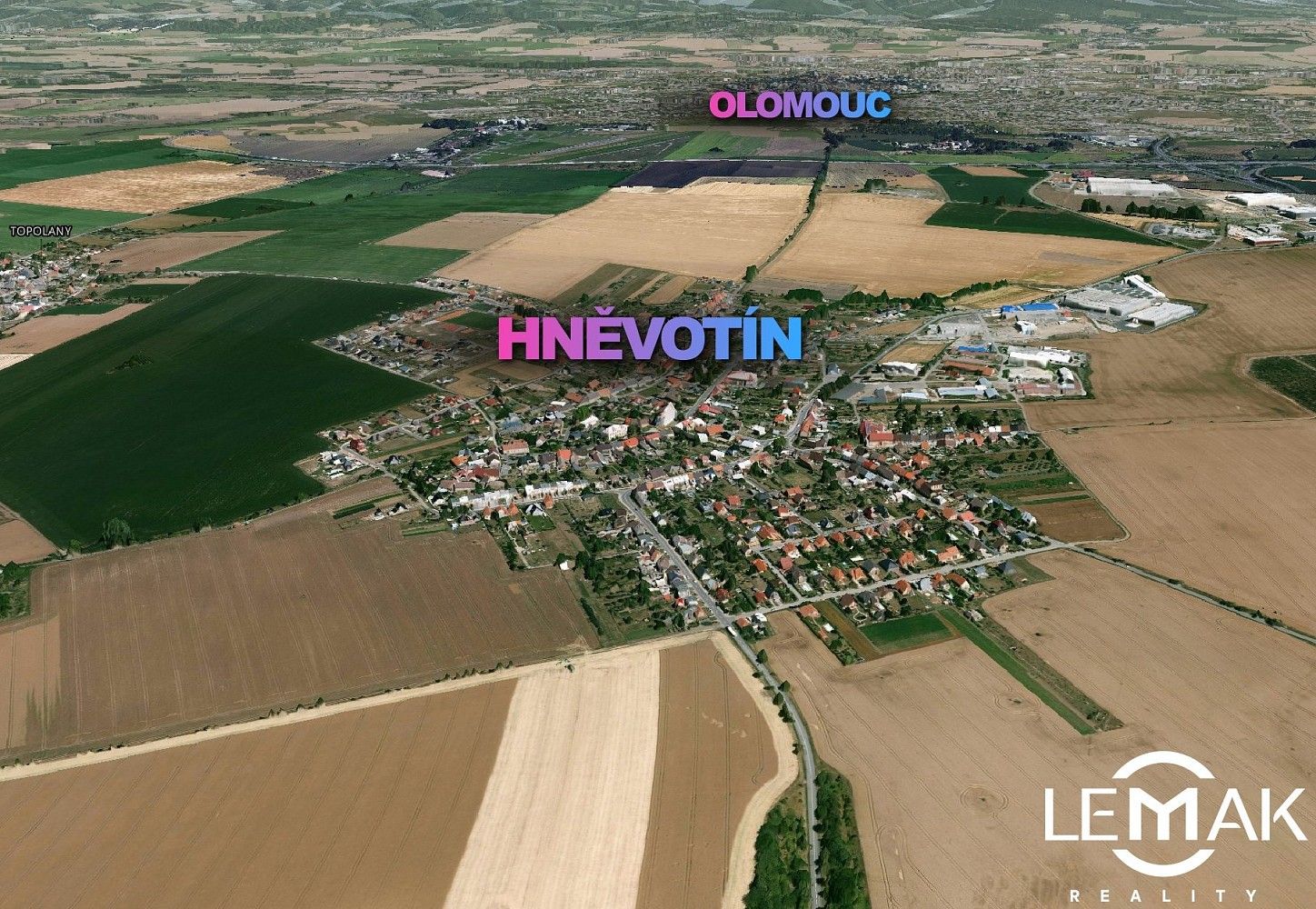 Pozemky pro bydlení, Hněvotín, okres Olomouc, Olomoucký kraj - 1