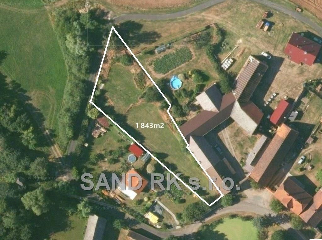 Prodej pozemek pro bydlení - Borovany, 1 843 m²