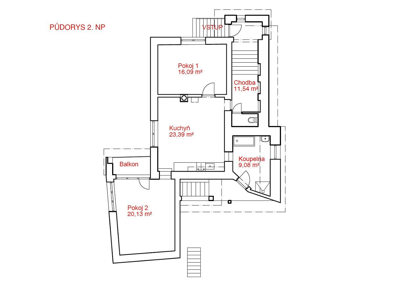 Prodej rodinný dům - Nový Knín, okres Příbram, 157 m² - 5